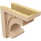 Ekena Millwork 7"W x 14"D x 14"H Classic Alma Rough Cedar Woodgrain TimberThane Corbel, Primed Tan CORUR07X14X14ALMRCPR - alternate 4